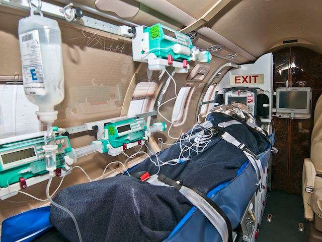 Medical Ambulance with high-flow oxygen system
